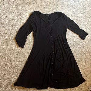 Flowy comfy black dress